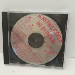 CD-ROM. Knowledge is power. 330 educational programs. Birth/Death. Vintage